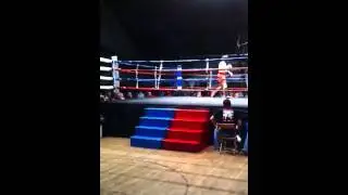 Jim Salamone kickboxing fight round 2 TSMMA