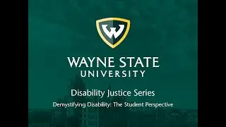 Demystifying Disability The Student Perspective