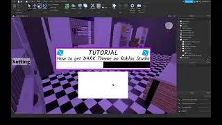 How to Get DARK Theme on Roblox Studio 2021