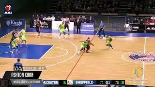 Ashton Khan Hits the And 1 Three pointer