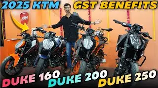 2025 KTM DUKE 250 Duke 200 and Duke 160 Onroad Price | Duke GST Benefits & Price Drop | Yogi Bhaiya 