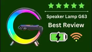 How to set G63 Speaker Lamp time setting | G63 Smart Light Sound Machine | G63 Speaker Lamp Review