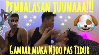 Pembalasan Juna 😆!! Gambar muka Njoo pas Tidur🤣 ngakak sampe sakit perut ✨🤣😭