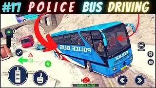 Police Bus Driving -  Indian Police Bus Driving Wala Game || Allgameplay