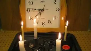 Candles and Ice, A time-lapse video 5.5 hours in 1.5 minutes