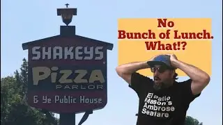 Outdoor bunch of Lunch at Shakey&rsquo;s Pizza in Whittier, California