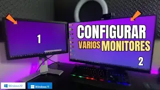 C&oacute;mo Conectar y CONFIGURAR dos MONITORES a tu PC Windows 10 y 11