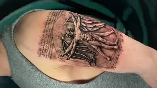 Da Vinci // The Vitruvian Man TATTOO