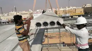 الخرسانة مسبقة الصنع والجهد  Hollow core