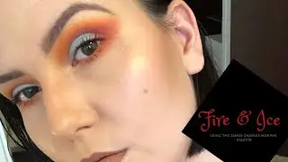 Fire & Ice makeup tutorial