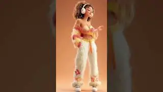 #girl #dance #youtubeshortsfeature #music #dancevideo #2025shorts #alone #ai #doll