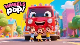  🚒 Wheels on the Bus Fire Truck + Fire Safety Tips for Kids | Nursery Rhymes & Kids Songs