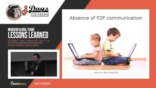 Managing Global Teams: Lessons Learned. Speaker: Patroklos Papapetrou