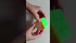 Make a horizonta line and vertical line in Rubik's cube #rubik' cube #youtube #5 pattern tutorial