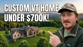 Stunning Custom Vermont Home on 5+ Acres; Swanton Property Tour