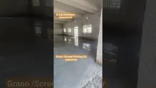 Grano Flooring done at our Marthandam Industrial Project #flooring #cementasmr #shorts #buildings