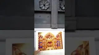 Прюм.Решетка,за которой хранится Сандалия Христа.На видео - моя 