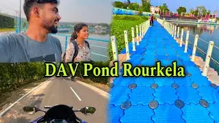 Finally guys DAV pond Rourkela pahuch gaye 💫 | Aaj toh bahut msati kiye 🤩 | Tokyo biker jk |