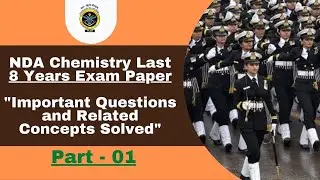 NDA Chemistry Last 8 Years Exam Paper 
