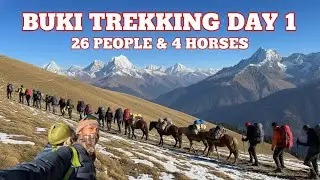 West Dhaulagiri Buki Trail Trekking❤️🤗 २६ जना हामी र ४वता घोडा,हाम्रो रमाईलो यात्रा🤗@kapidvlogs8287 