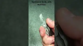 Neckband Foldable knife with multitools. #small #new #fails #angeln #jagd #survival #asmrl