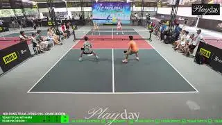 TOP PICKLEBALL MLP TOURNAMENT LẦN 1 2025 - V&Ograve;NG 1/16 - TEAM TỨ ĐẠI MỸ NH&Acirc;N vs TEAM PIKOBOOM 1