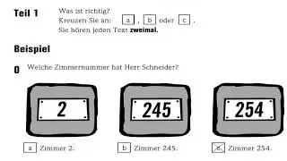Start Deutsch 1, Hören , Lesen und Schreiben  Übungssatz 15 NEU Goethe-Zertifikat A1