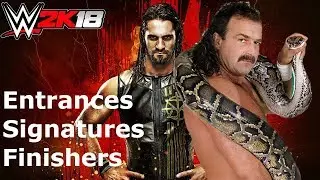 WWE 2K18 Jake Roberts: Entrance/Signatures/Finishers