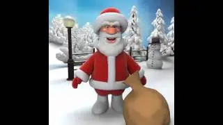 Talking Santa pants fall off rap