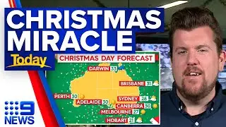 Australia set for &lsquo;perfect Christmas Day&rsquo; with sunny weather | 9 News Australia