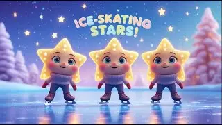 Ice-Skating Stars| Glide With the Little Stars! #nurseryrhymes , #kidssong , #singalong