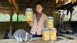 How to make pickled cabbage - harvest cabbage to sell at the market