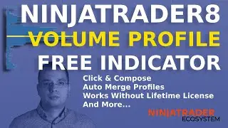 Бесплатный индикатор профиля объема для NIinjaTrader 8 с возможностью создания графика одним щелчком мыши и многим другим.