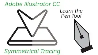Adobe Illustrator Tutorial - Pen Tool and Symmetrical Tracing