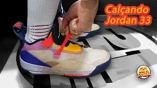 Calçando + On Feet Jordan 33 Visible Utility
