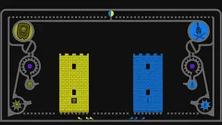 Castle Destruction Marble Race in ALgodoo ☆ The War Day #126-127