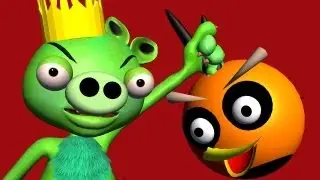 PIGGY-MONSTERS REVENGE - an Angry Birds Parody ♫ 3D animated  game mashup ☺ FunVideoTV - Style ;-))