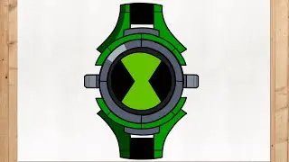 How to draw Omnitrix 2 step by step | Ben 10 drawing