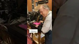 Sometimes we make mistakes while letterpress printing