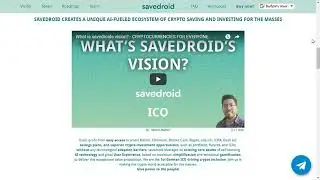ICO / Savedroid - обзор проекта