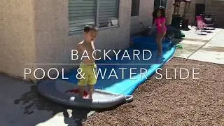 Backyard water fun !! おうちで水遊び！おうち時間