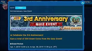 KHUx F2P - 3rd Anniversary Quiz Event Guide