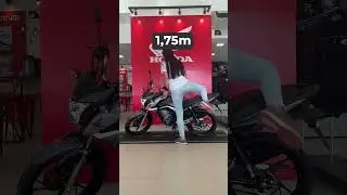 DIFERENTES ALTURAS NA HONDA 160 TITAN! #shorts