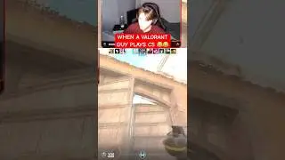 WHEN AN ASCENDANT PLAYS CS 2 😂 #cs #counterstrike #csgo #cs2 #csgo2 #counterplay #counterside #fyp