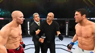 Georges St-Pierre vs Chael Sonnen FULL FIGHT | UFC 4 AI Simulation Gameplay (CPU vs CPU)