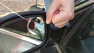 Removing add-on blind spot mirror