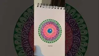 Mandala Art ❤️ #creative #art #trending #mandalaart #artist #youtubeshorts #shorts