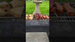 Biolite fire pit cooking