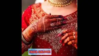 beautiful bridal mehandi design 2021||faiza saloon||