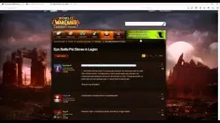 Epic Pet Battle Stones - Legion Alpha - Mistels Pet Battles